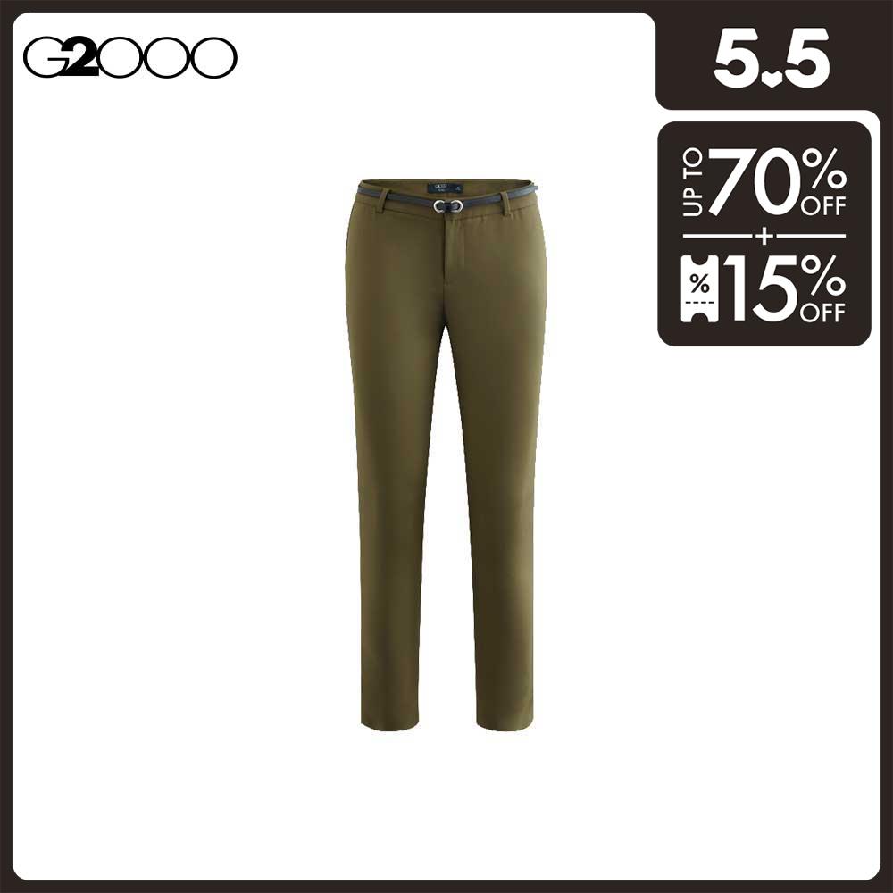 G2000 Women Cropped Skinny Pants With Belt